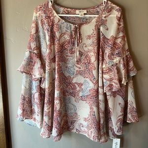 Womens Blouse - Paisley